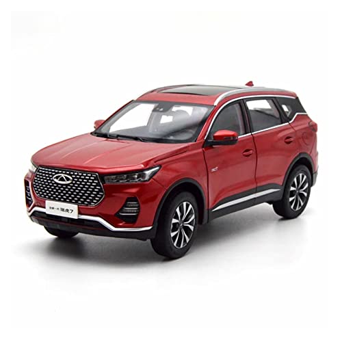 Modellauto Im Maßstab 1 18 Für Chery Geländewagen SUV Red Coupe Alloy Auto Diecast Modell Als Bürodekoration von OWYALQ