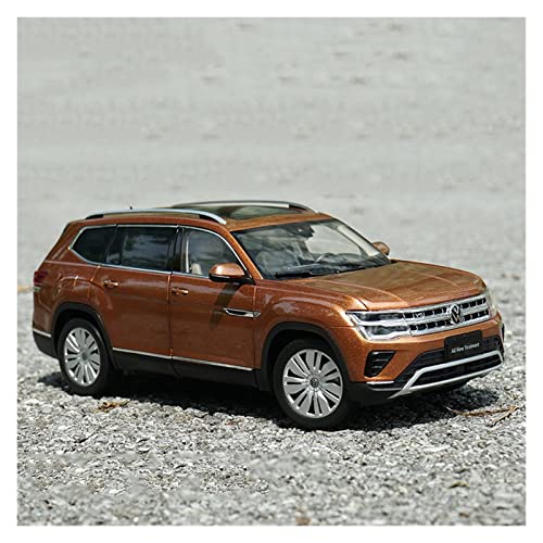 Modellauto Im Maßstab 1 18 Für Volkswagen 2021 Metalllegierungsdruckguss-Automodell Mit Tonlicht Für Display-Ornamente(Brown) von OWYALQ