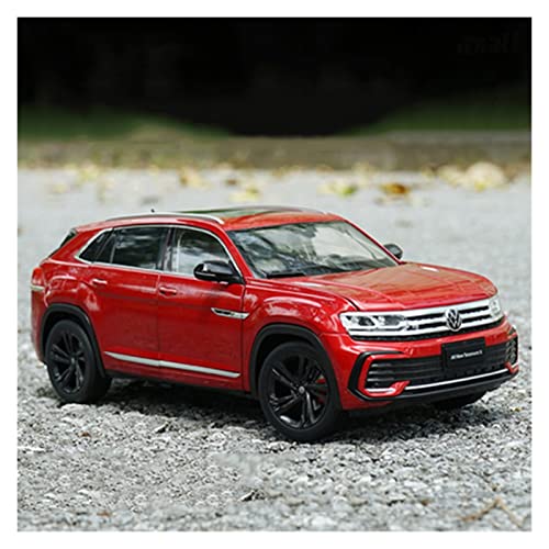Modellauto Im Maßstab 1 18 Für Volkswagen 2021 Metalllegierungsdruckguss-Automodell Mit Tonlicht Für Display-Ornamente(Rot) von OWYALQ