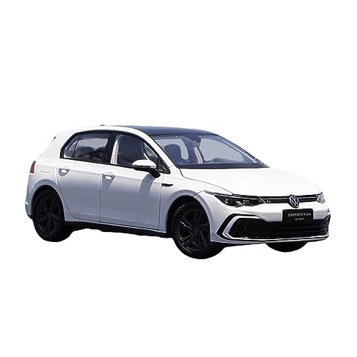 Modellauto Im Maßstab 1 18 Für Volkswagen Golf 8. Generation Classic Coupe Legierung Spielzeugauto-Modell Als Neujahrsgeschenk(Blau) von OWYALQ