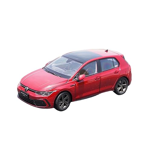 Modellauto Im Maßstab 1 18 Für Volkswagen Golf 8. Generation Classic Coupe Legierung Spielzeugauto-Modell Als Neujahrsgeschenk(Rot) von OWYALQ