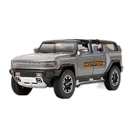 Modellauto Im Maßstab 1 24 Für Hummer EV SUV Offroad-Legierung Spielzeugauto Metallsammlung Modellauto Sound Und Licht(B) von OWYALQ