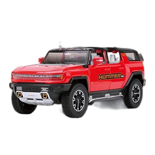 Modellauto Im Maßstab 1 24 Für Hummer EV SUV Offroad-Legierung Spielzeugauto Metallsammlung Modellauto Sound Und Licht(C) von OWYALQ