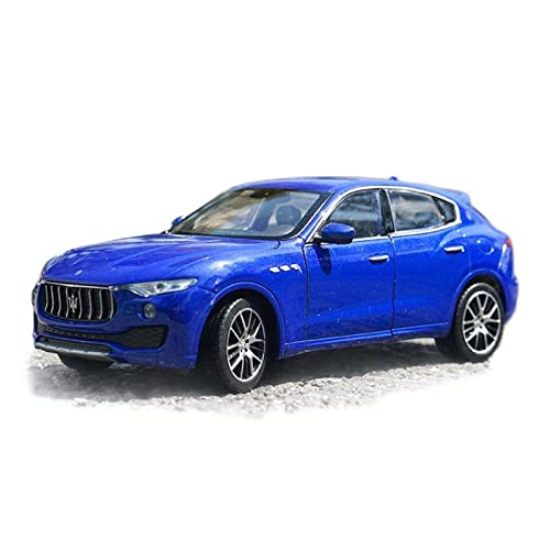 Modellauto Im Maßstab 1 24 Für Maserati Levante SUV Legierung Automodell Diecast Spielzeugfahrzeuge Sammeln Sie Autospielzeug(Blau) von OWYALQ