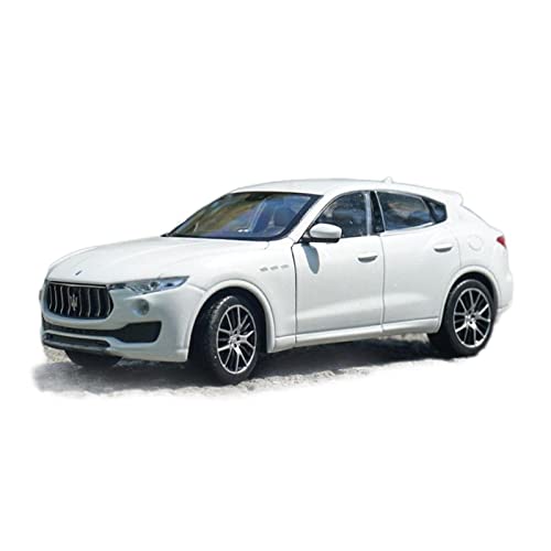 Modellauto Im Maßstab 1 24 Für Maserati Levante SUV Legierung Automodell Diecast Spielzeugfahrzeuge Sammeln Sie Autospielzeug(White) von OWYALQ