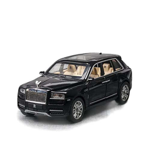 Modellauto Im Maßstab 1 24 Für Rolls Royce Cullinan Diecast Car Metal Model Sound and Light Pull Back SUV(C) von OWYALQ