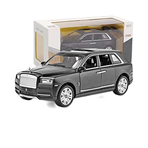 Modellauto Im Maßstab 1 32 for Rolls Royce Cullinan SUV Simulation Diecast Auto Modell Legierung Spielzeug Zurückziehen Fahrzeuge Sammlung Gifte(Schwarz) von OWYALQ