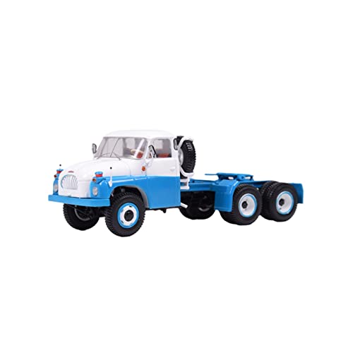 Modellauto Im Maßstab 1 43 Für T-138 Doppel-Hinterachse Hochleistungs-6X6-LKW-Anhängerkopf-Simulationslegierungs-Automodell von OWYALQ