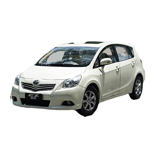 Modellauto Im Maßstab 1: 18 Für Gac Toyota Yizhi Oldtimer Legierung Diecast Spielzeugauto Modell Erwachsene (White) von OWYALQ