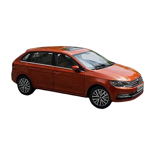 Modellauto Im Maßstab 1: 18 Für Volkswagen Santana Travel Edition Simulation Legierung Automodell Als Bürodekoration(Orange) von OWYALQ
