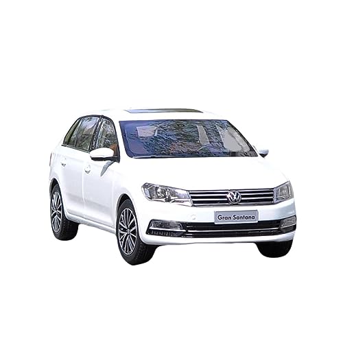 Modellauto Im Maßstab 1: 18 Für Volkswagen Santana Travel Edition Simulation Legierung Automodell Als Bürodekoration(White) von OWYALQ