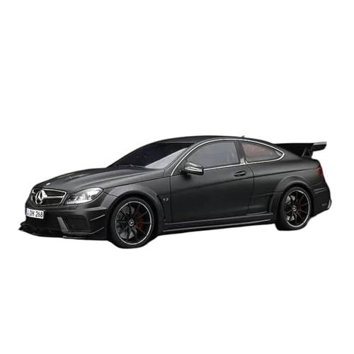 Modellauto Im Maßstab 1:18 Für Benz W204 C63 AMG Simulation Harz Limited Edition Auto Modell Fans Sammlung Hause Dekoration(Black) von OWYALQ