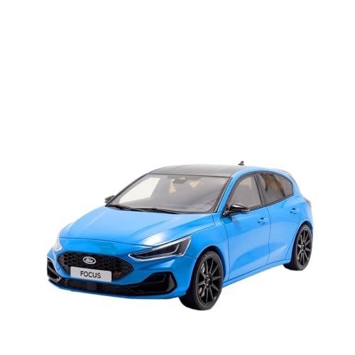Modellauto Im Maßstab 1:18 Für Ford Focus ST Edition Harz Auto Modell Klassische Ornamente Hobby Sammlung Display von OWYALQ