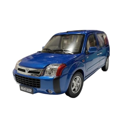 Modellauto Im Maßstab 1:18 Für Foton Midi Kommerziellen Van Legierung Statische Sammlung Auto Modell Metall Spielzeug Ornamente(Blue) von OWYALQ