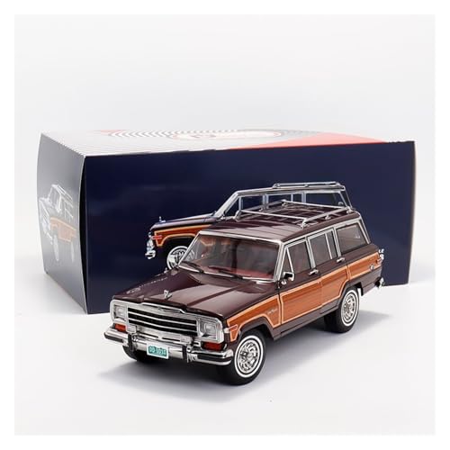 Modellauto Im Maßstab 1:18 Für Jim Wagoneer Wagoneer Volle Offene Legierung Auto Modell Miniatur Skala Klassische Fahrzeuge Ornament(Red) von OWYALQ