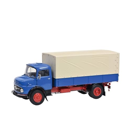 Modellauto Im Maßstab 1:18 Für Mercedes-Benz L3500 L911 LKW Träger Legierung Auto Modell Metall Vintage Hause Regal Display(Blue) von OWYALQ