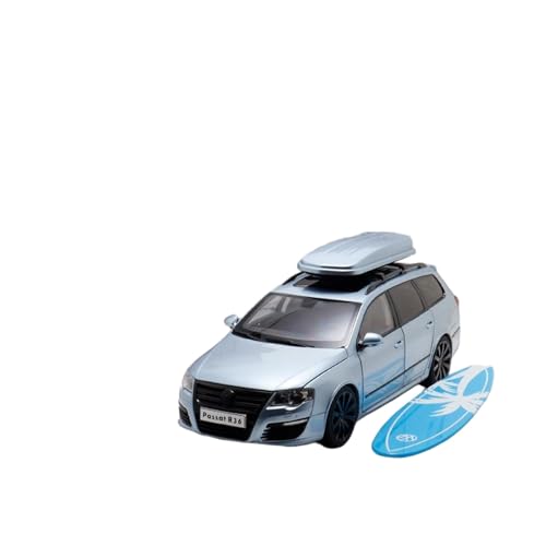 Modellauto Im Maßstab 1:18 Für Volkswagen Passat Estate R36 Legierung Volle Open Auto Modell Druckguss Metall Klassische Sammlung(Blue) von OWYALQ