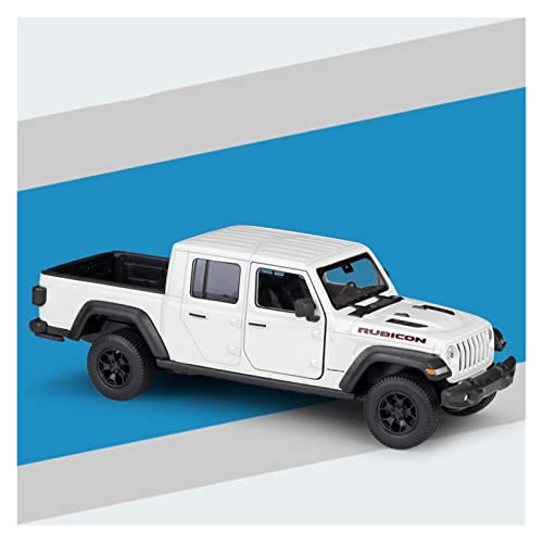 Modellauto Im Maßstab 1:27 Für Jeep Gladiator 2020 Alloy Pickup Automodell Statische Druckgussfahrzeuge Sammlungsanzeige(White) von OWYALQ