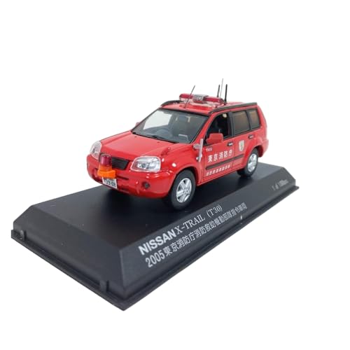 Modellauto Im Maßstab 1:43 Für Nissan X-Trail T30 2005 Feuerwehrauto Simulation Modellauto Hobby Sammlung Spiel Geschenk von OWYALQ