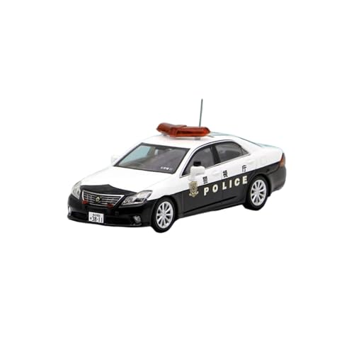 Modellauto Im Maßstab 1:43 Für Toyota Crown GRS202 2013 Polizei Auto Metall Modell Simulierte Spielzeug Spiel Kleine Fahrzeug von OWYALQ
