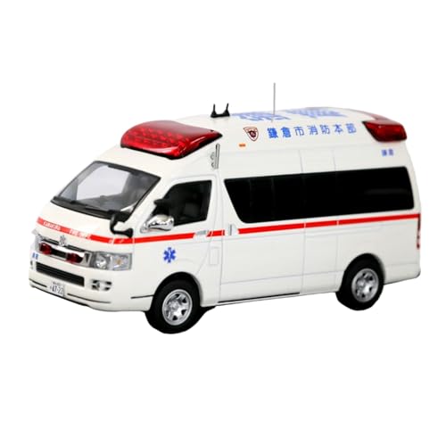 Modellauto Im Maßstab 1:43 Für Toyota Haicr Himedic Krankenwagen Simulation Modell Auto Hobby Sammlung Fahrzeug Spiel Geschenk von OWYALQ