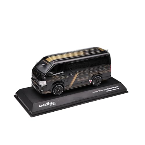 Modellauto Im Maßstab 1:43 Für Toyota Hiace 200 Goodyear Miniatur Metall Auto Modell Erwachsene Sammeln Diecast Fahrzeuge von OWYALQ