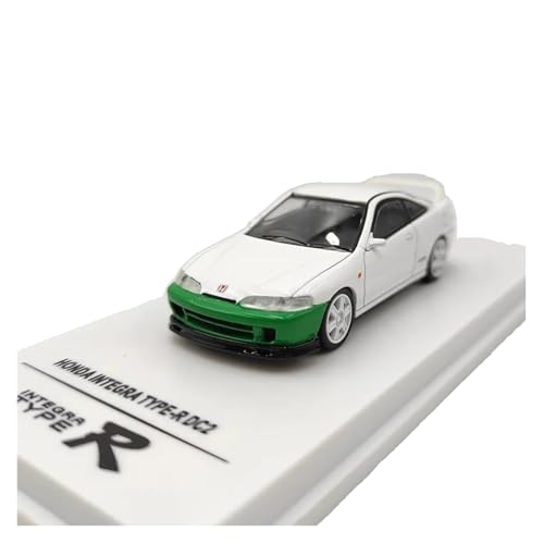 Modellauto Im Maßstab 1:64 Für Honda Type-R DC2 Diecast Modell Auto Sammlung Mit Display Fall von OWYALQ