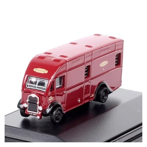 Modellauto Im Maßstab 1:76 Für Albion Pferd Transport Waggon Eisenbahn Simulation Legierung Auto Modell Mini Van Sammlung Ornament(Red) von OWYALQ