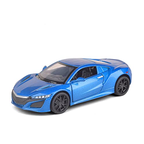 Modellauto Im Maßstab Für Acura NSX 1 32 Druckgusslegierung Miniaturautomodell Metallfahrzeugsammlung Kinderspielzeug Geschenke(Blau) von OWYALQ