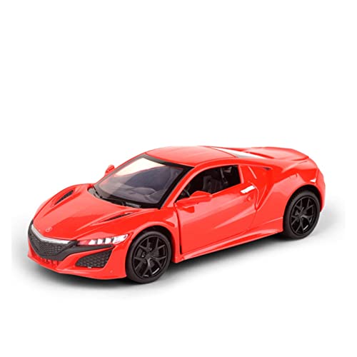 Modellauto Im Maßstab Für Acura NSX 1 32 Druckgusslegierung Miniaturautomodell Metallfahrzeugsammlung Kinderspielzeug Geschenke(Rot) von OWYALQ