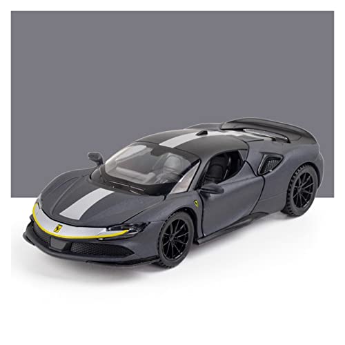 Modellauto Im Maßstab Für Ferrari SF90 1 32 Legierung Diecast Supercar Automodell Metall Fahrzeug Sammlung Geschenke(Schwarz) von OWYALQ