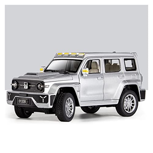Modellauto Im Maßstab Für Tank 300 1 24 Legierung Diecast Automodell Pullback Miniatur Metall Geländewagen Kinder Weihnachtsspielzeug von OWYALQ
