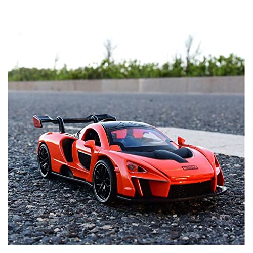 Modellauto Im Maßstab for McLaren. Senna 1 32. Diecast Legierung Sport Auto Modell Sound Light Pull Back Fahrzeuge Kollektion Kinder Geschenke(Orange) von OWYALQ