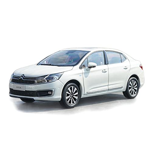 Voitures Miniatures En Métal 1 18 Für Citroen C4L Classic White Coupe Legierung Automodell Erwachsene Sammlung Display Spielzeug Fertigmodell von OWYALQ
