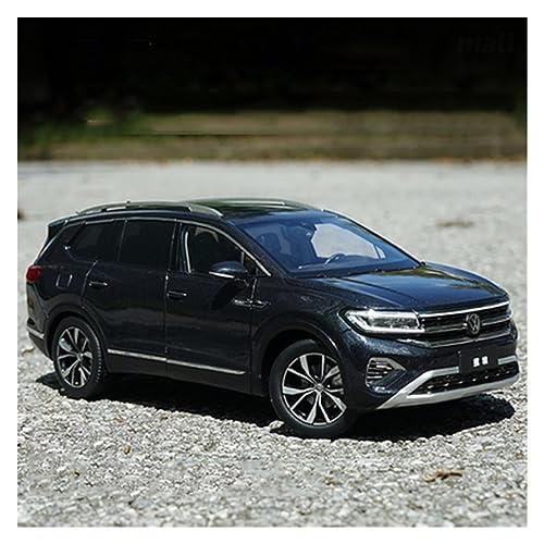 Voitures Miniatures En Métal 1 18 Für FAW Volkswagen 2021 SUV Zinklegierung Diecast Spielzeugauto-Modell Als Vatertagsgeschenk Für Erwachsene Fertigmodell(Schwarz) von OWYALQ