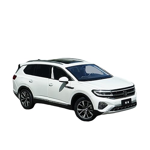 Voitures Miniatures En Métal 1 18 Für FAW Volkswagen 2021 SUV Zinklegierung Diecast Spielzeugauto-Modell Als Vatertagsgeschenk Für Erwachsene Fertigmodell(White) von OWYALQ
