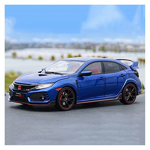 Voitures Miniatures En Métal 1 18 Für Honda Civic Type R Fk8 Sportwagen Legierung Simulation Spielzeugauto Modell Als Neujahrsgeschenk Fertigmodell(Blau) von OWYALQ