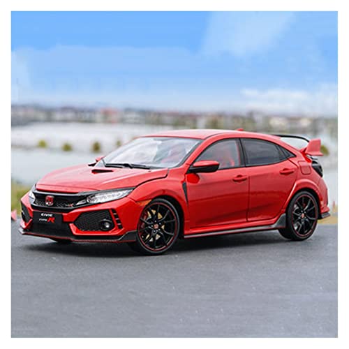 Voitures Miniatures En Métal 1 18 Für Honda Civic Type R Fk8 Sportwagen Legierung Simulation Spielzeugauto Modell Als Neujahrsgeschenk Fertigmodell(Rot) von OWYALQ