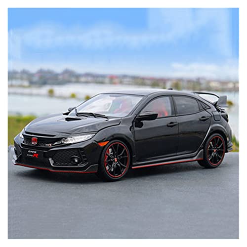Voitures Miniatures En Métal 1 18 Für Honda Civic Type R Fk8 Sportwagen Legierung Simulation Spielzeugauto Modell Als Neujahrsgeschenk Fertigmodell(Schwarz) von OWYALQ