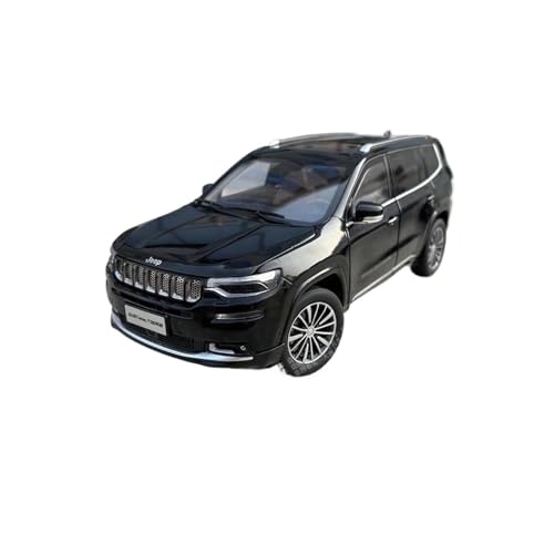Voitures Miniatures En Métal 1 18 Für Jeep Grand Commander SUV Proportion Legierung Druckguss Auto Modell Sammlung Dekorative Ornamente Fertigmodell(Schwarz) von OWYALQ