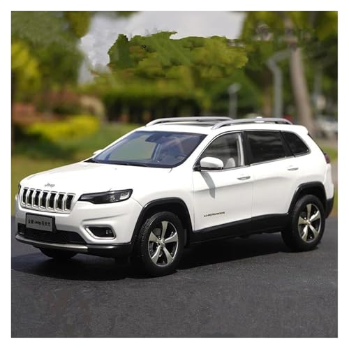 Voitures Miniatures En Métal 1 18 Für Jeep Grand Commander SUV Proportion Legierung Druckguss Auto Modell Sammlung Dekorative Ornamente Fertigmodell(White) von OWYALQ