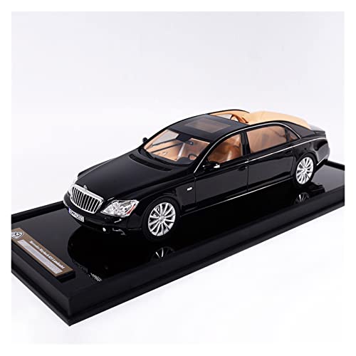 Voitures Miniatures En Métal 1 18 Für Maybach 62S Simulationslegierung Druckguss Automodell Sammlung Dekoration Fertigmodell(Schwarz) von OWYALQ