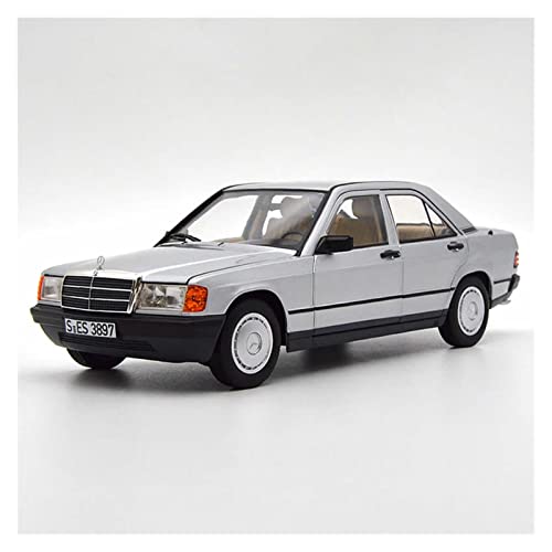 Voitures Miniatures En Métal 1 18 Für Mercedes Benz C1984 Oldtimer Legierung Simulation Automodell Sammlerstücke Dekoration Fertigmodell(White) von OWYALQ
