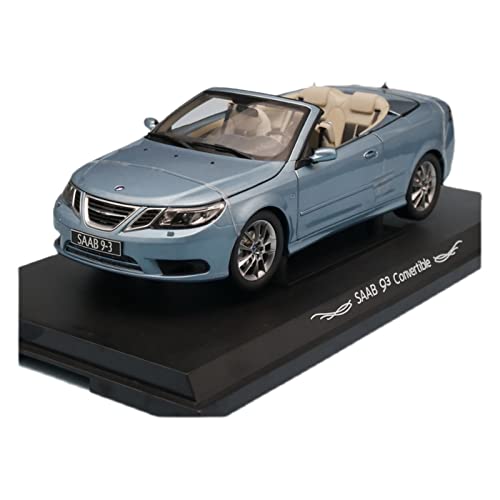 Voitures Miniatures En Métal 1 18 Für Saab 9-3 Softtop Roadster Simulation Legierung Automodell Sammlerstück Dekoration Jungen Geschenk Fertigmodell(A) von OWYALQ