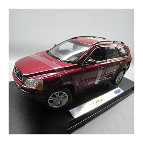 Voitures Miniatures En Métal 1 18 Für Volvo XC90 V8 Rot SUV Offroad-Fahrzeug Legierung Automodell Sammlerstücke Dekoration Geschenke Fertigmodell von OWYALQ