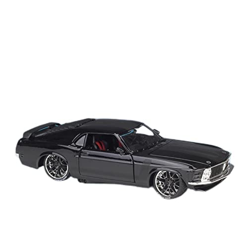 Voitures Miniatures En Métal 1 24 Für Dodge Charger R/T 1969 Muscle Car Legierung Auto Spielzeugauto Metallsammlung Modell Spielzeug Fertigmodell(Schwarz) von OWYALQ