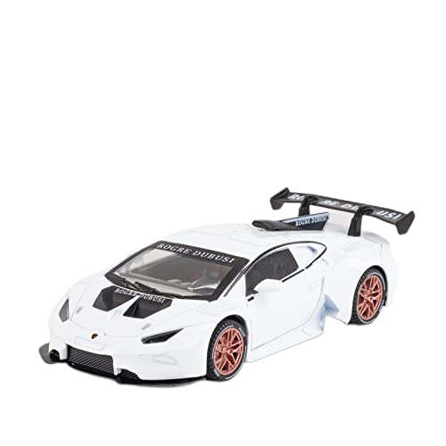 Voitures Miniatures En Métal 1 32 Für Lamborghini Huracan ST EVO Simulation Diecast Automodell Legierung Zurückziehen Spielzeugfahrzeuge Geschenk Fertigmodell(White) von OWYALQ