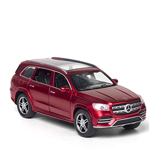 Voitures Miniatures En Métal 1 32 for Benz GLS SUV Simulation Diecast Geländewagen Modell Legierung Spielzeug Zurückziehen Fahrzeuge Sammlung Gifte Fertigmodell(Rot) von OWYALQ