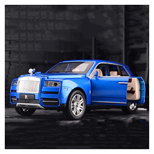 Voitures Miniatures En Métal 1 32 for Rolls-Royce Cullinan Zinklegierung Geländewagenmodell Zurückziehen Kinderspielzeugauto Fertigmodell(Blau) von OWYALQ