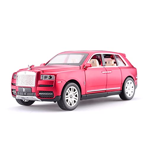 Voitures Miniatures En Métal 1 32 for Rolls-Royce Cullinan Zinklegierung Geländewagenmodell Zurückziehen Kinderspielzeugauto Fertigmodell(Rot) von OWYALQ